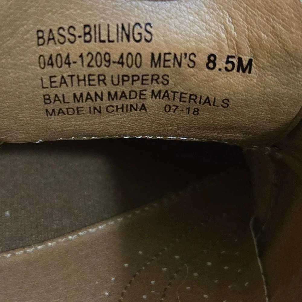 GH Bass Billings Mens 8.5M Navy Blue Leather Suede Wingtip Oxford Shoes